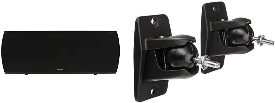 Definitive Technology ProCenter 2000 - Compact High Definition Center Channel Speaker for Home Theater System | Dolby Surround Sound, Powerful Bass | Wall-mountable | (Single, Black)