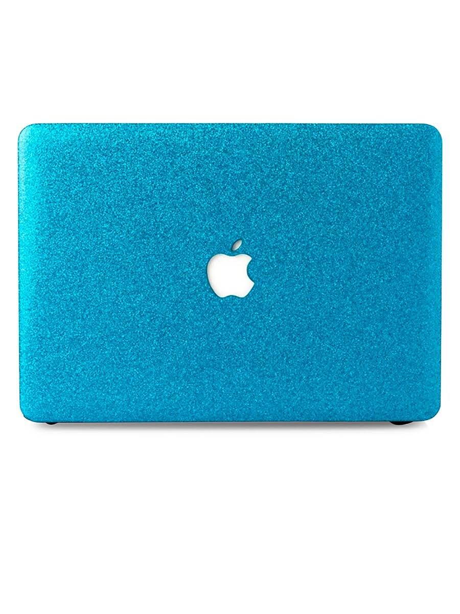 Chic Geeks Glitter MacBook Case - Aqua