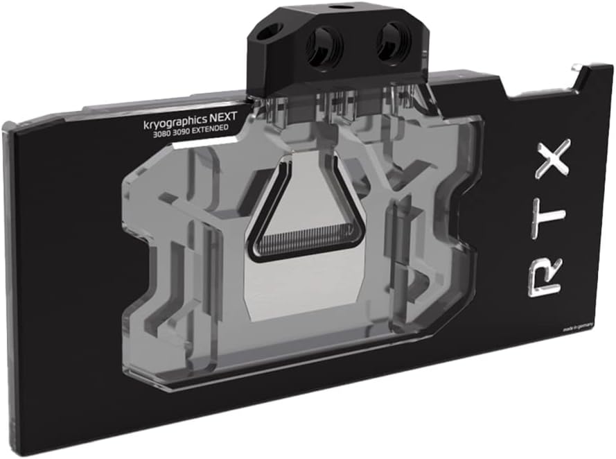 Aquacomputer Kryographics Next RTX 3080/3090 Extended GPU Water Block, Nickel/Plexi