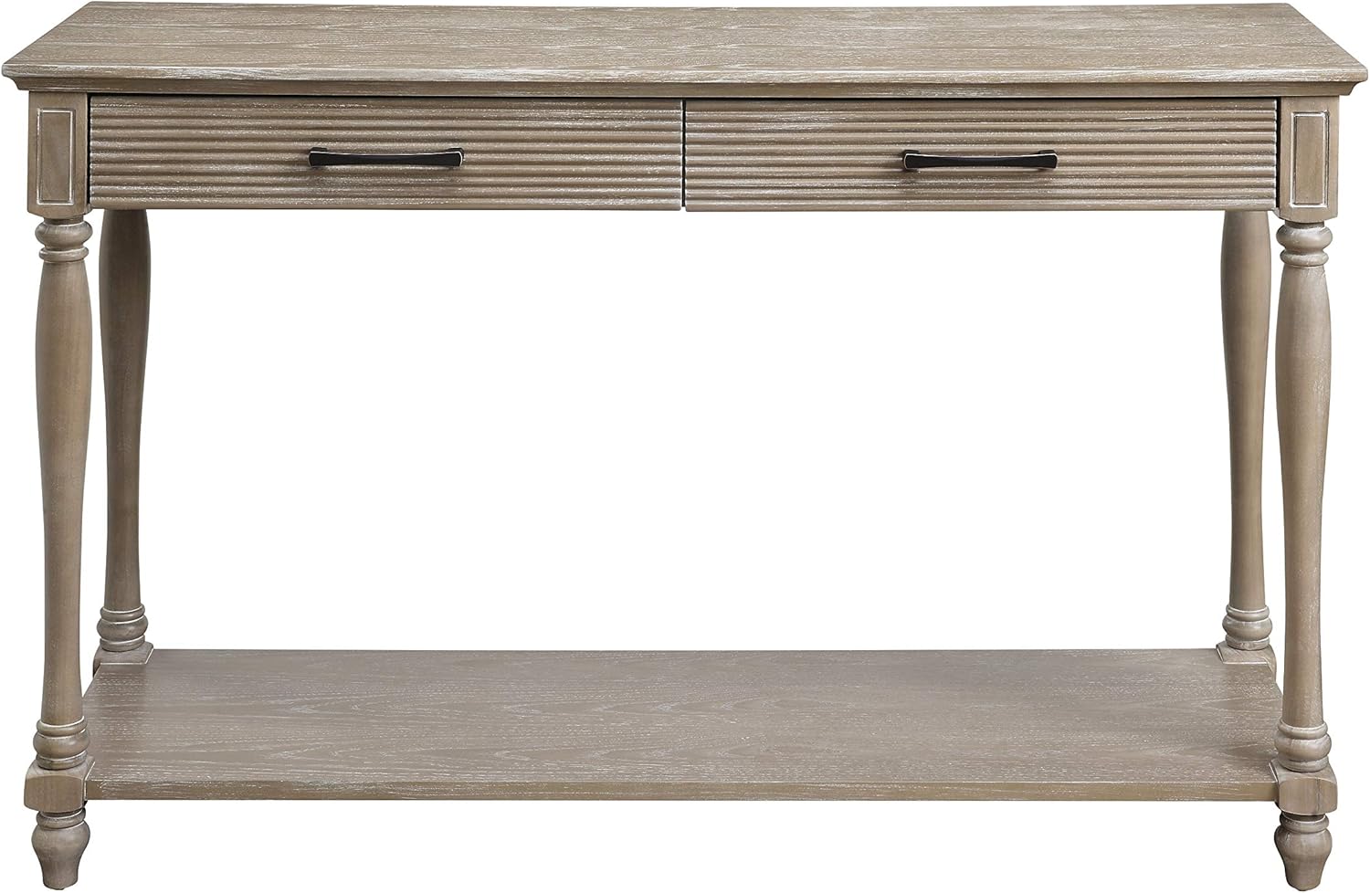 Acme Furniture Ariolo Sofa Table, Antique White