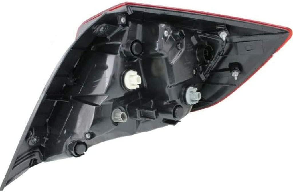 KarParts360: For 2018 19 20 2021 HONDA ACCORD Tail Light Assembly Driver and Passenger Side w/Bulbs Replaces HO2804118 CAPA Certified HO2805118