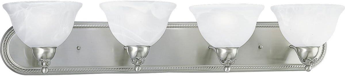 Progress Lighting P3269-09 Transitional Three Bath Bracket from Adorn Collection in Chrome Finish Lighting Accessory, 36-Inch Width x 7-Inch Height