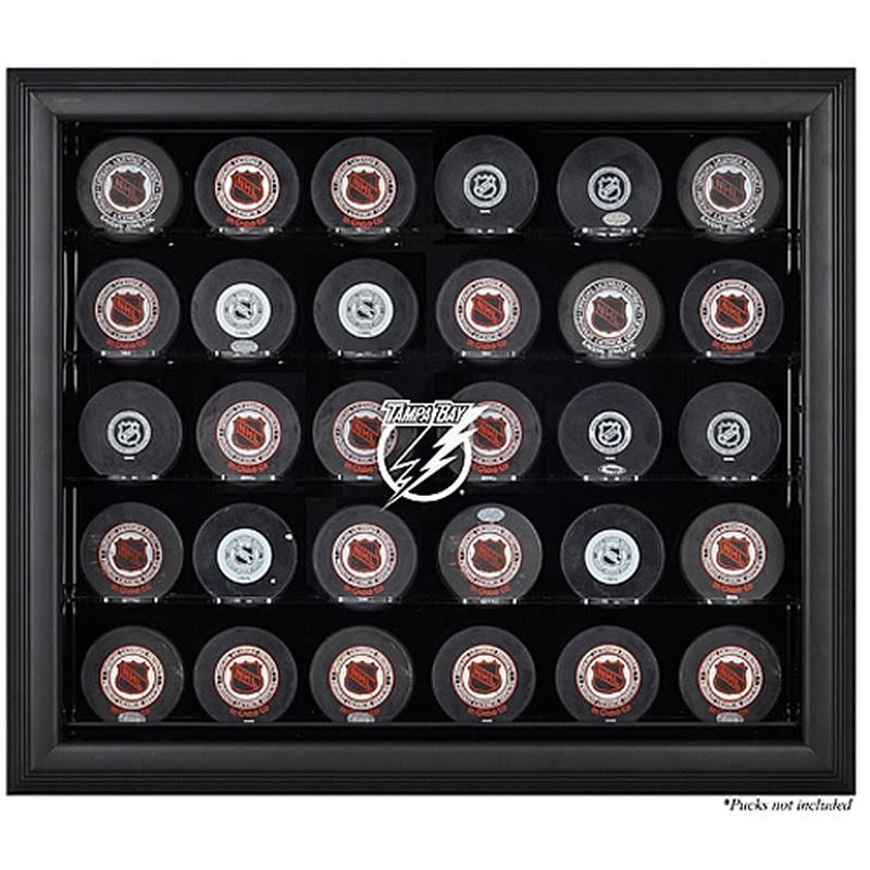 Fanatics Authentic Tampa Bay Lightning 30-Puck Black Display Case