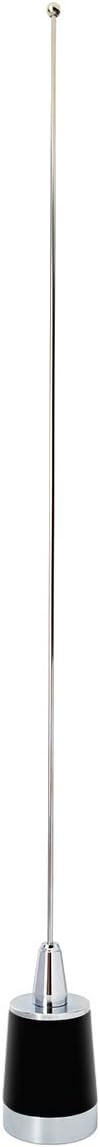 UAYESOK Dual Band NMO Mount Antenna 20-Inch, 2M 70cm Stainless Steel Mobile Radio Antenna - 136-174MHZ/400-470MHZ Pack of 2