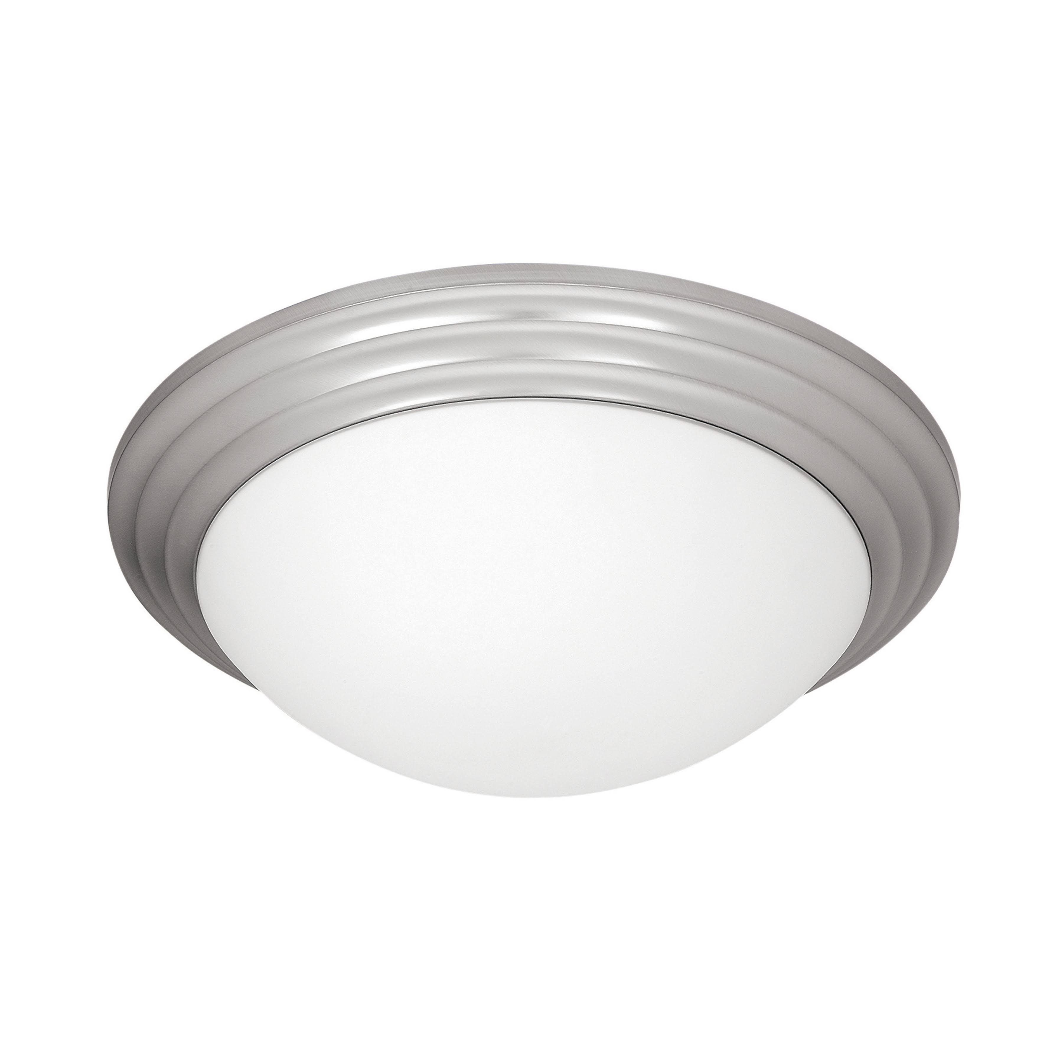 Access Lighting Strata Dimmable LED Flush Mount - Brushed Steel - 20651LEDDLP-BS/OPL