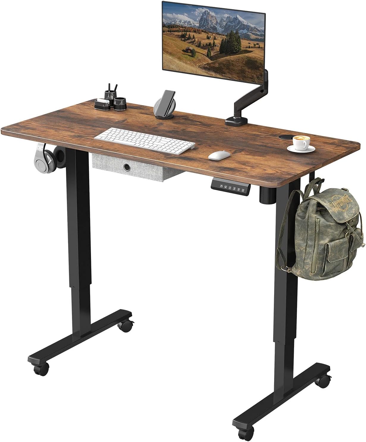 imlib Height Adjustable Electric Standing Desk, 60