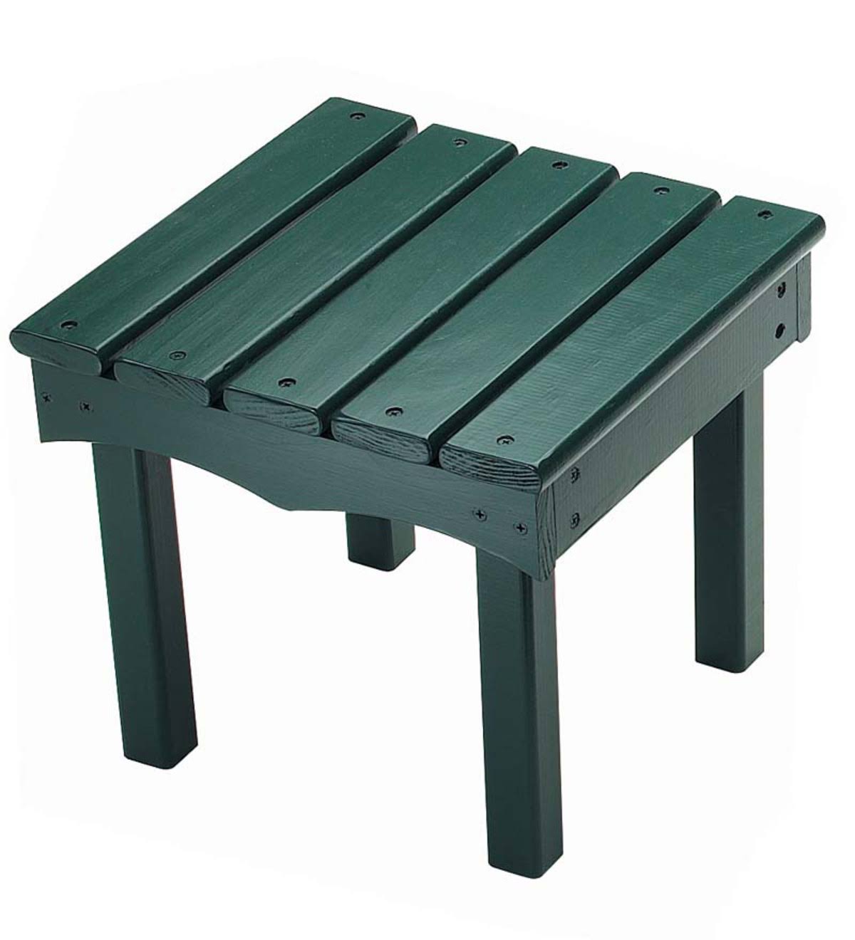 Little Colorado Childs Adirondack End Table, Green