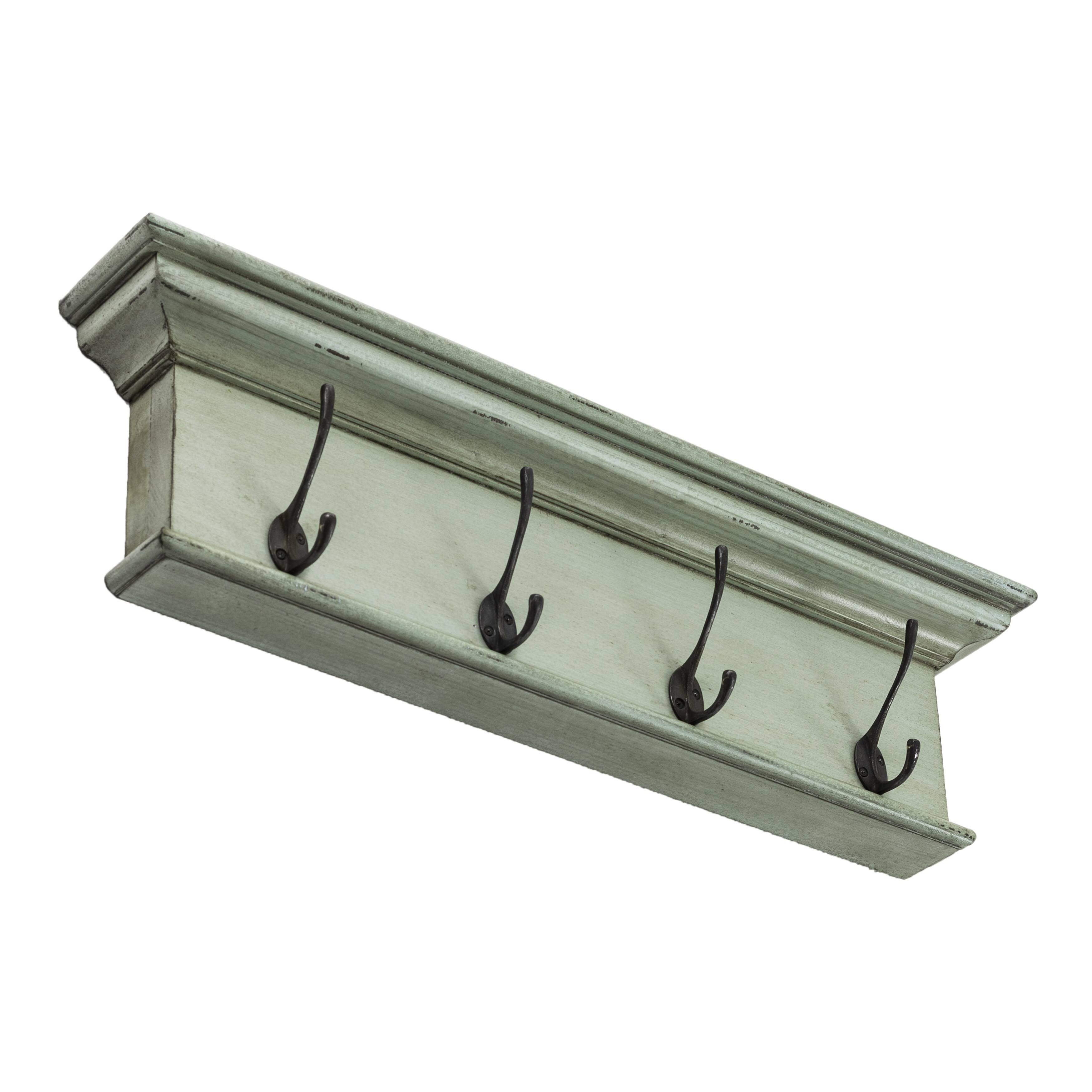 NovaSolo D160F 4 Hook Coat Rack