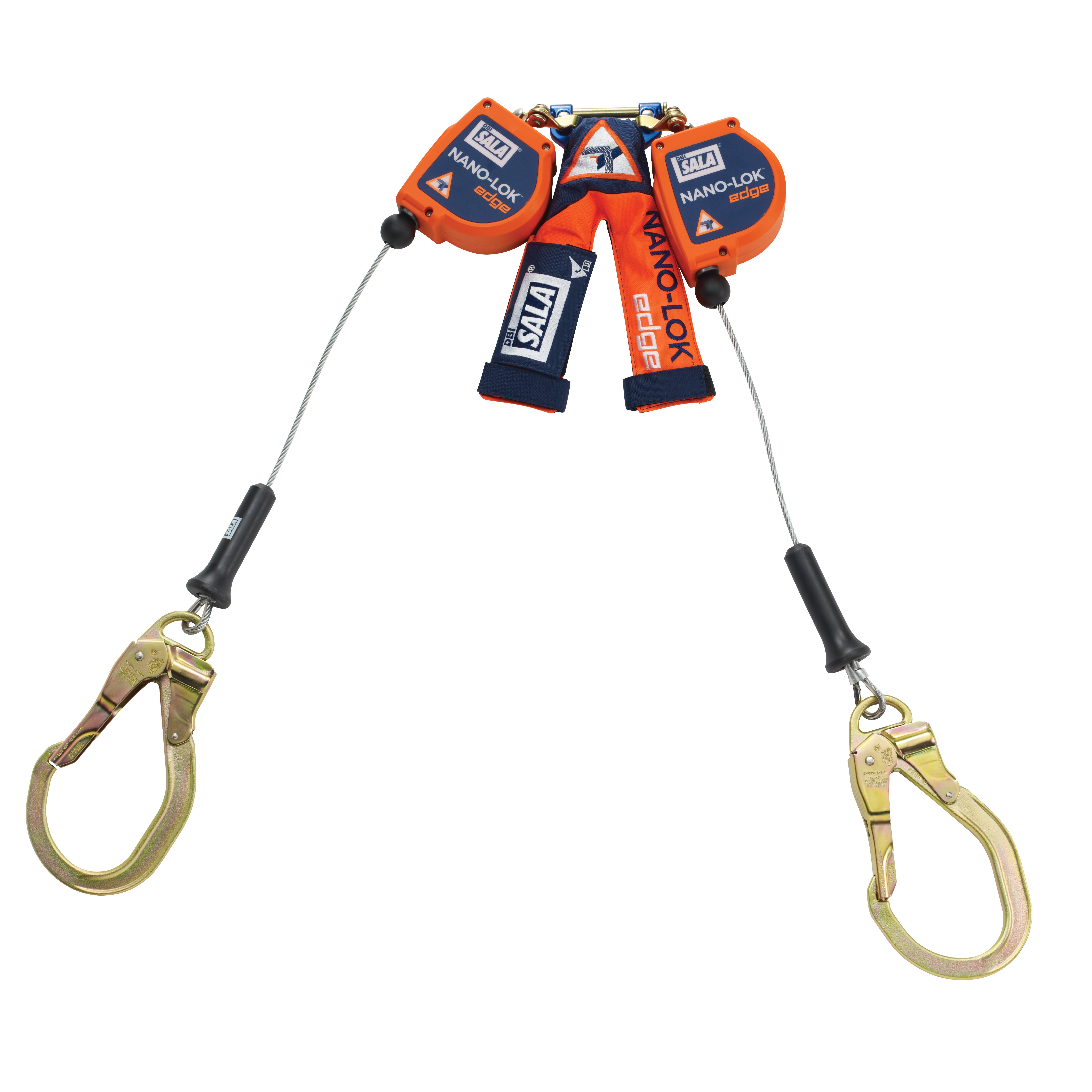 3M DBI-SALA Nano-Lok Edge Twin-Leg Quick Connect Self Retracting Lifeline -8ft 3500227