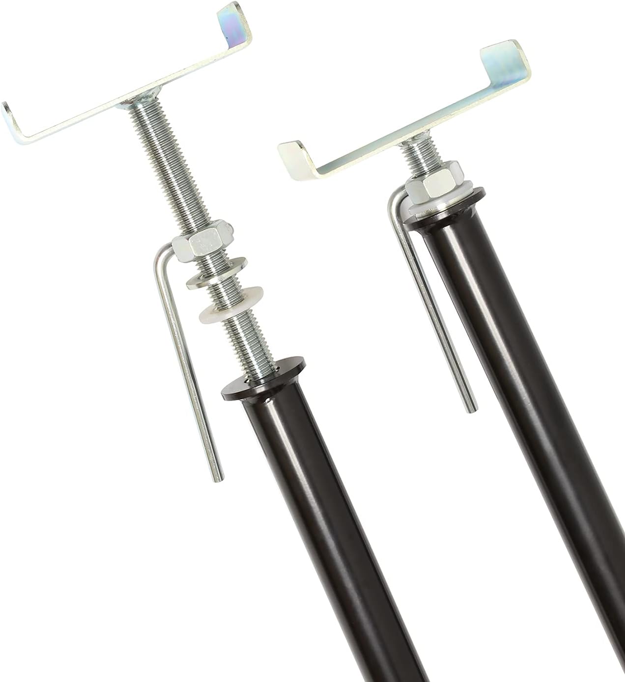 Dumble RV Slide Out Stabilizer Jacks &ndash; 21in-37in Travel Trailer Stabilizer Jacks Camper Jack Stands, 2 Piece Set