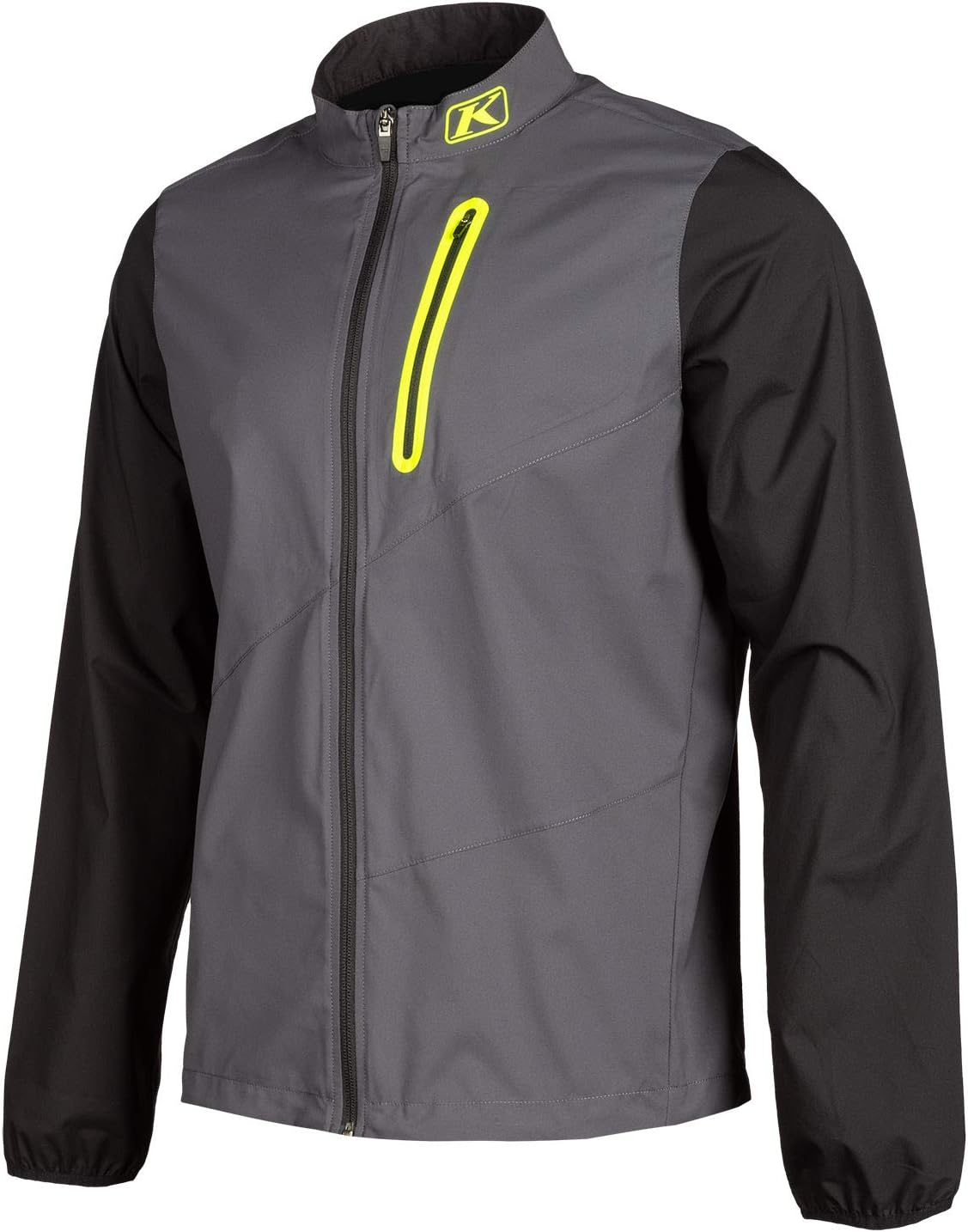 Klim Zephyr Wind Zip Mid Layer Jacket - Gray/Large