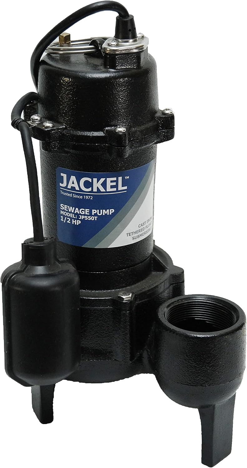 Jackel Pre-Plumbed 1/2 HP Sewage Package (Model: JPACK30S-550T)