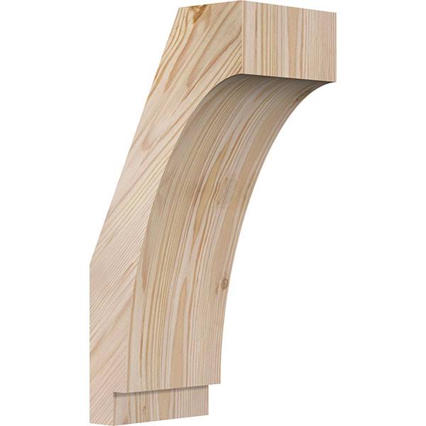 Ekena Millwork 5 1/2x22W x 8x22D x 16x22H Imperial Smooth Brace, Douglas Fir