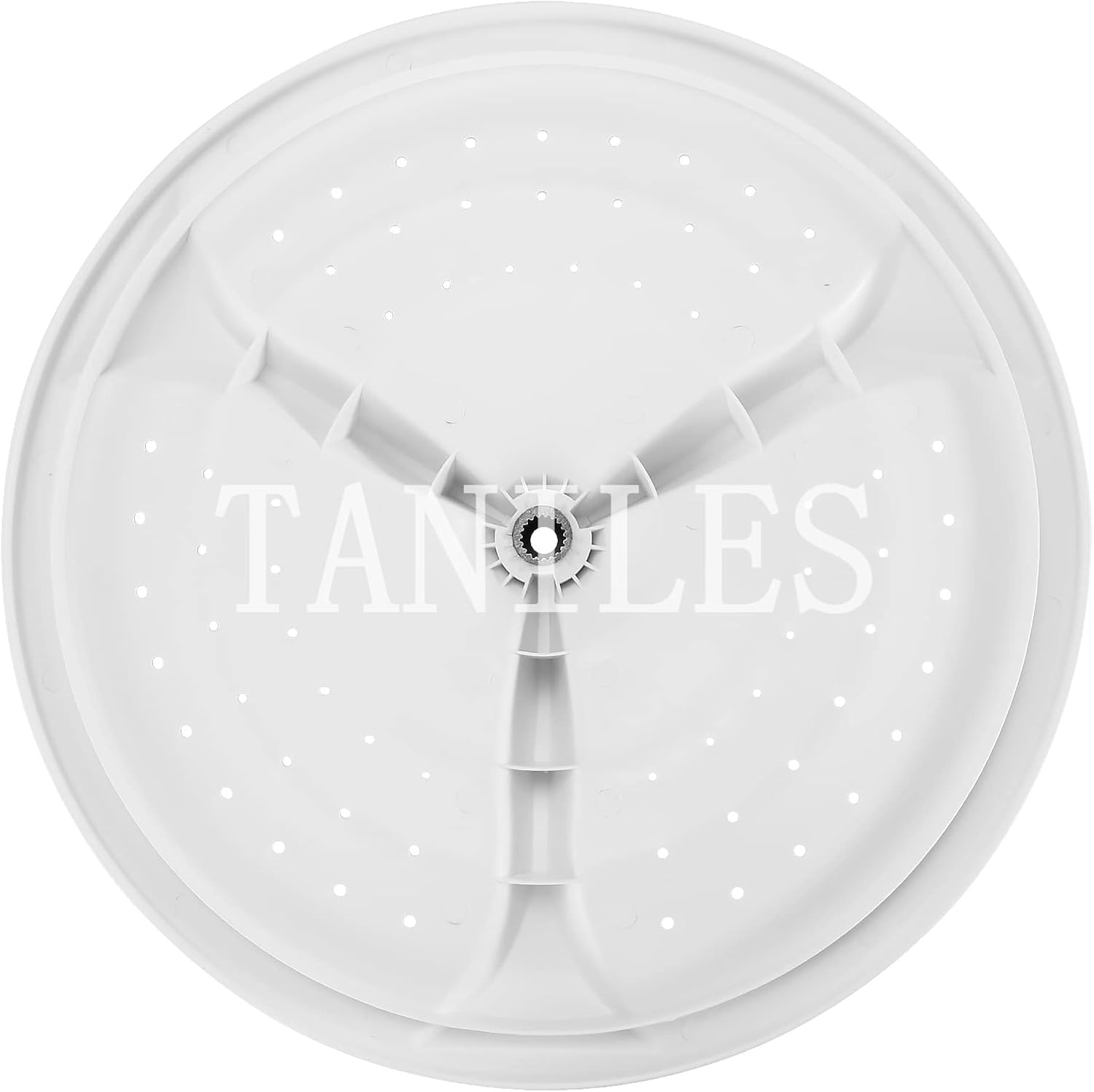 TANILES Replace W10752283 Washplate Compatible with Whirlpool Washer（White） Pack of 2