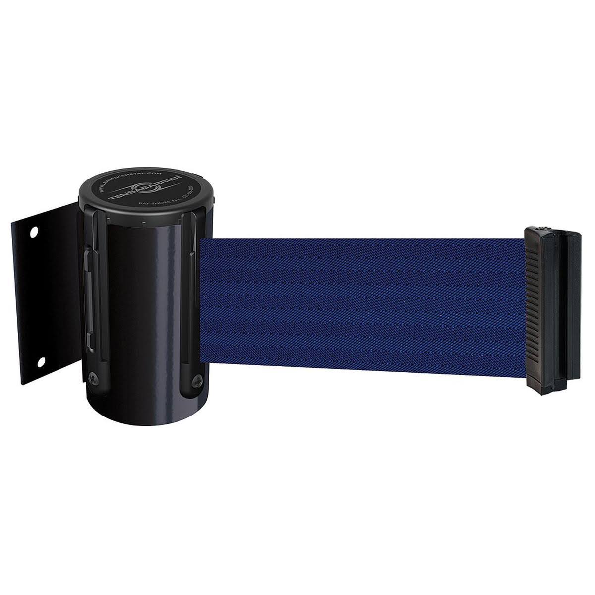 Tensabarrier 896-STD-33-MAX-NO-L5X-C Belt Barrier, Black, Belt Colour Blue
