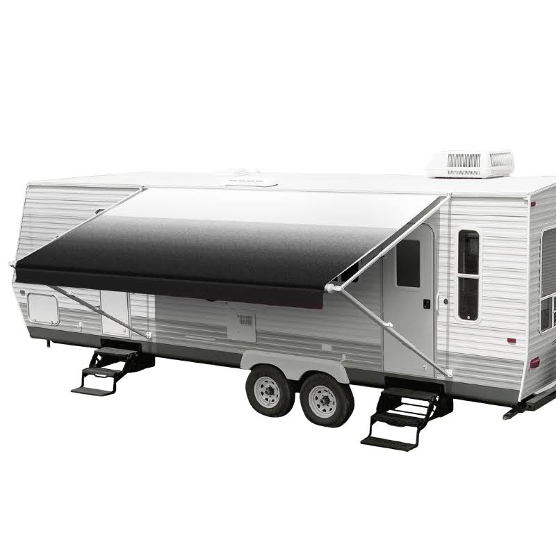 Carefree 21& Black Fade Awning Fabric Ju216e00