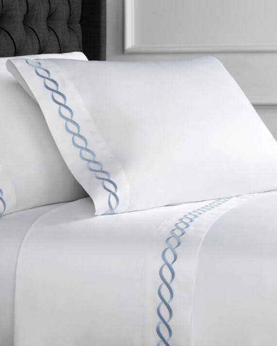 Melange Home Rope Embroidered Queen 600-Thread Count 4-Piece Sheet Set - White at Nordstrom Rack