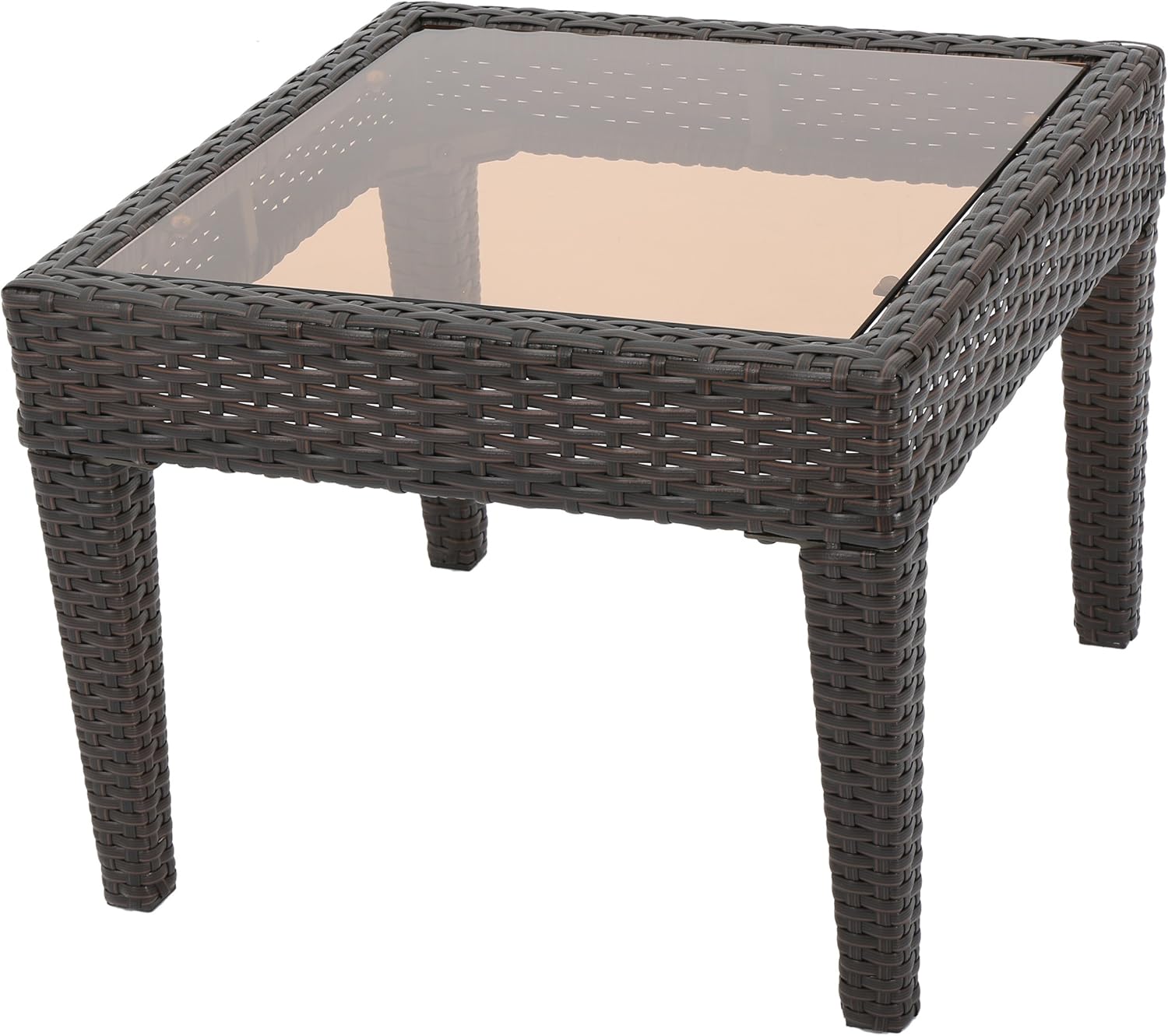 Christopher Knight Home Antibes PE Accent Table, Multibrown