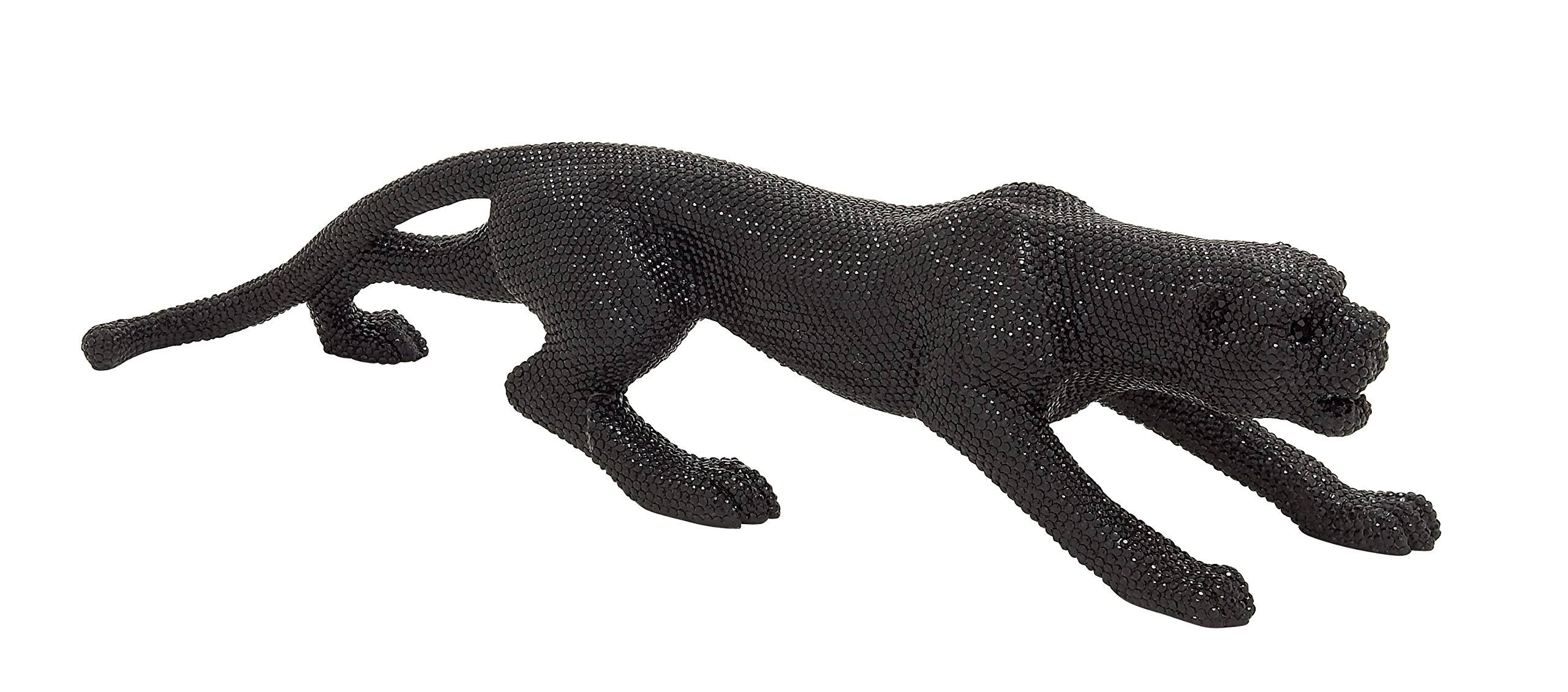 Uma Polystone Black Leopard 42x22W, 11x22H 44258