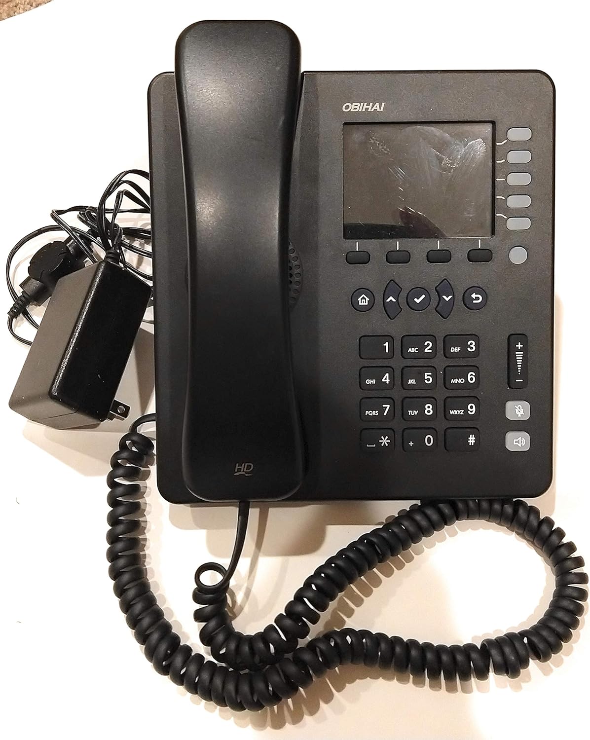 Obihai OBi1022PA Google Voice VOIP Phone with Power Supply - Up to 10 Lines - Support for Google Voice and SIP-Based Services - Google Voice Device Pack of 2