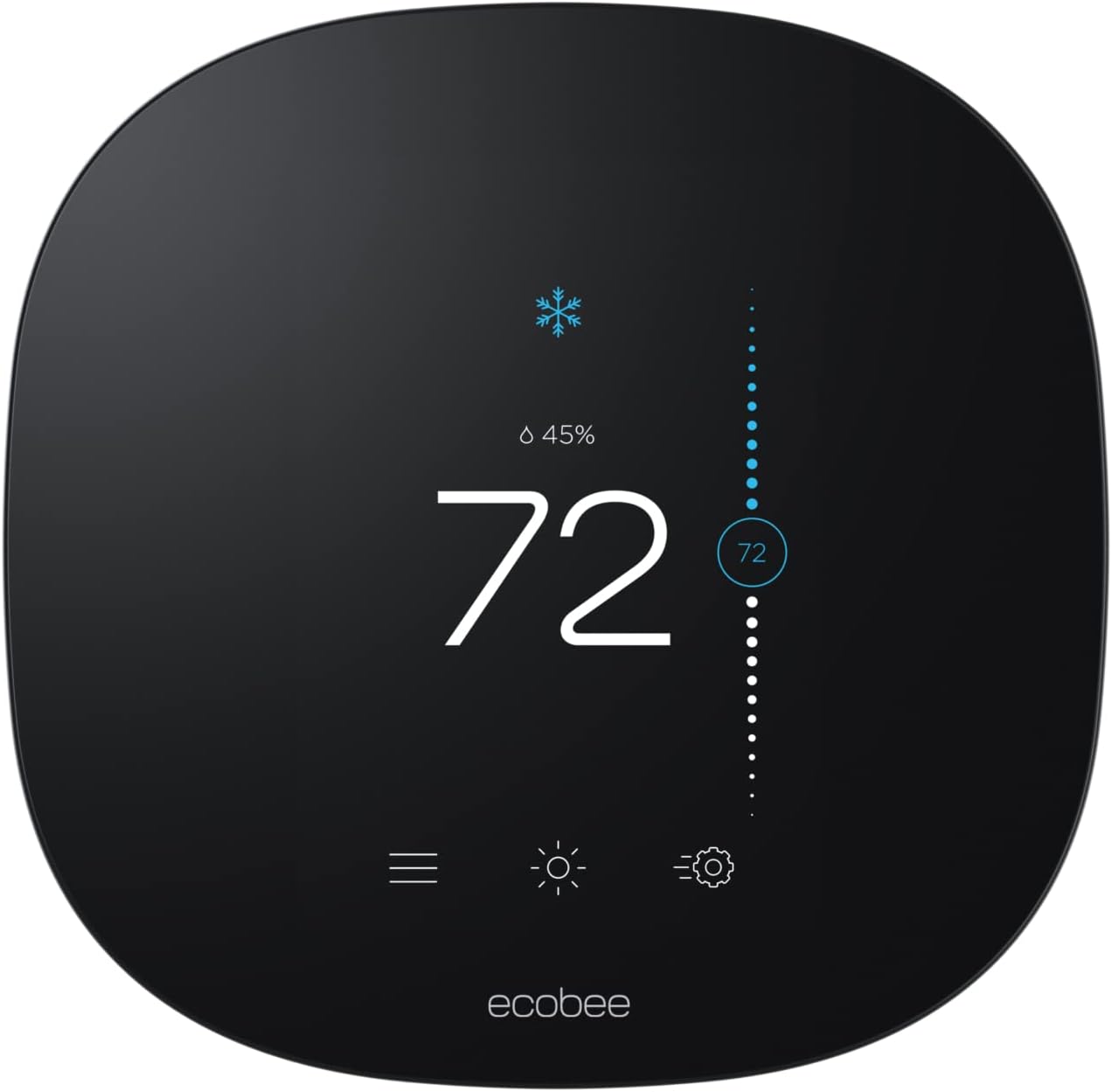 Ecobee3 Lite SmartThermostat, Black