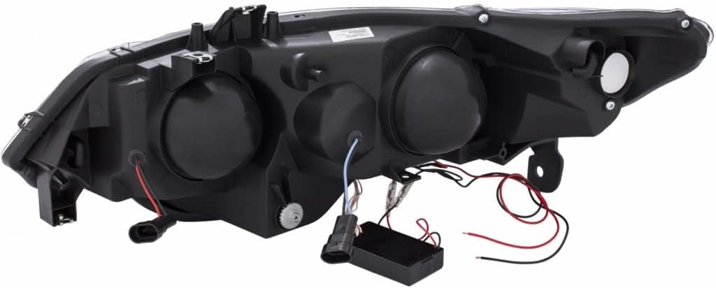 ANZO For Honda Civic 2006-2011 Projector Headlights w/Halo Black CCFL | 121062