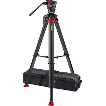 Sachtler aktiv8T flowtech75 MS Tripod System, Professional, Systems, Single Legs, 25 lb, 65