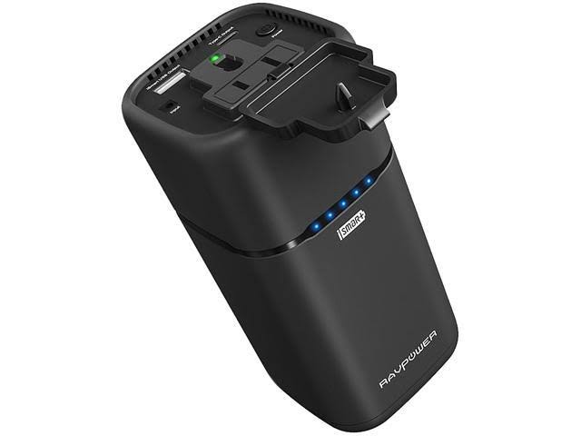 RAVPower 20100mAh Built-In AC Outlet Universal Power Bank Travel Charger- RP-PB054