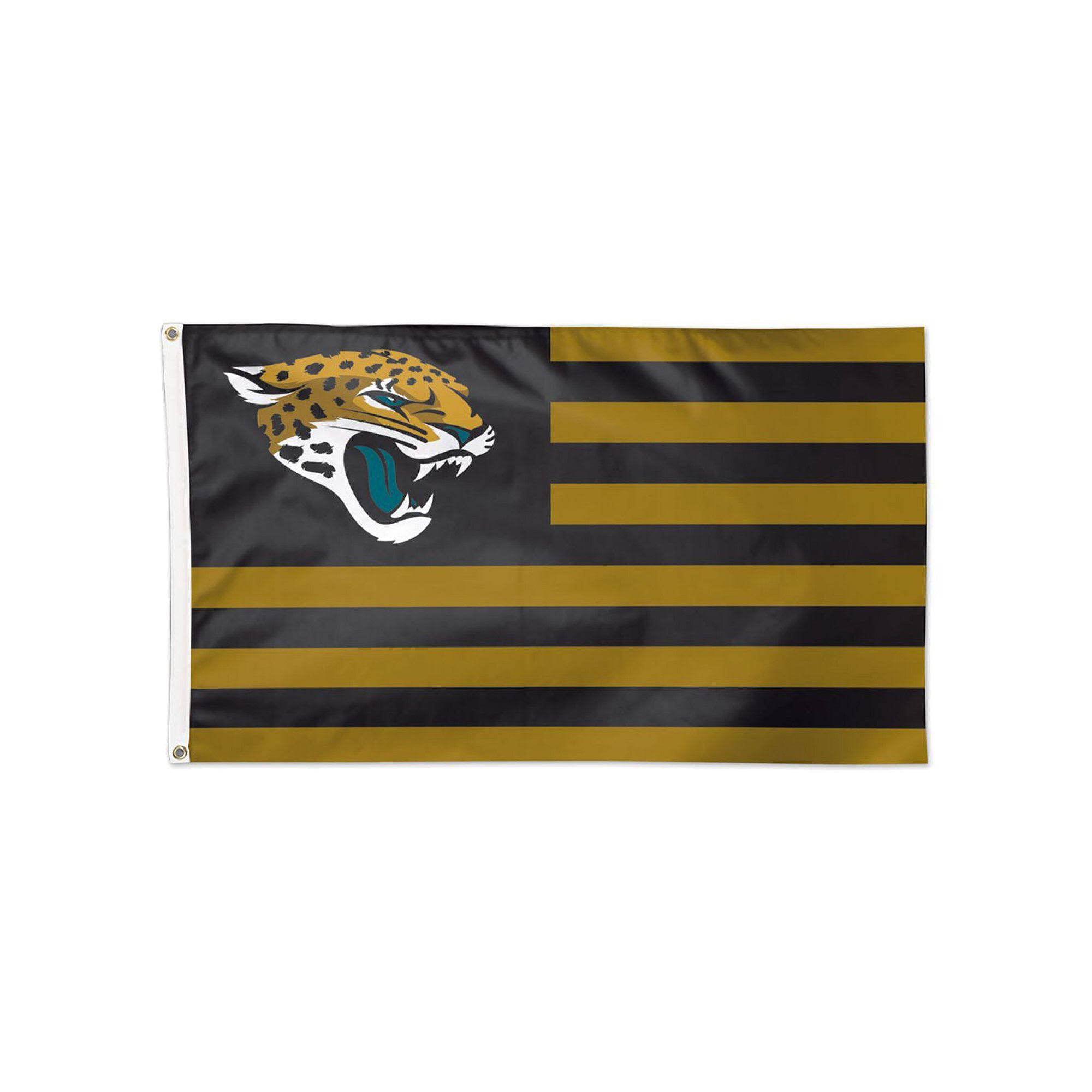 WinCraft Jacksonville Jaguars 3& x 5& Americana Stars u0026 Stripes Deluxe Flag