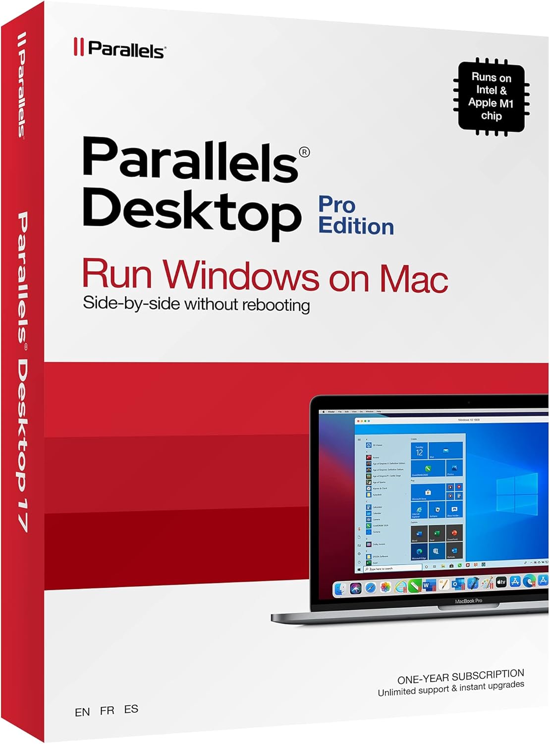 Parallels Desktop 17 for Mac Pro Edition | Run Windows on Mac Virtual Machine Software | 1-Year Subscription [Mac Key Card]