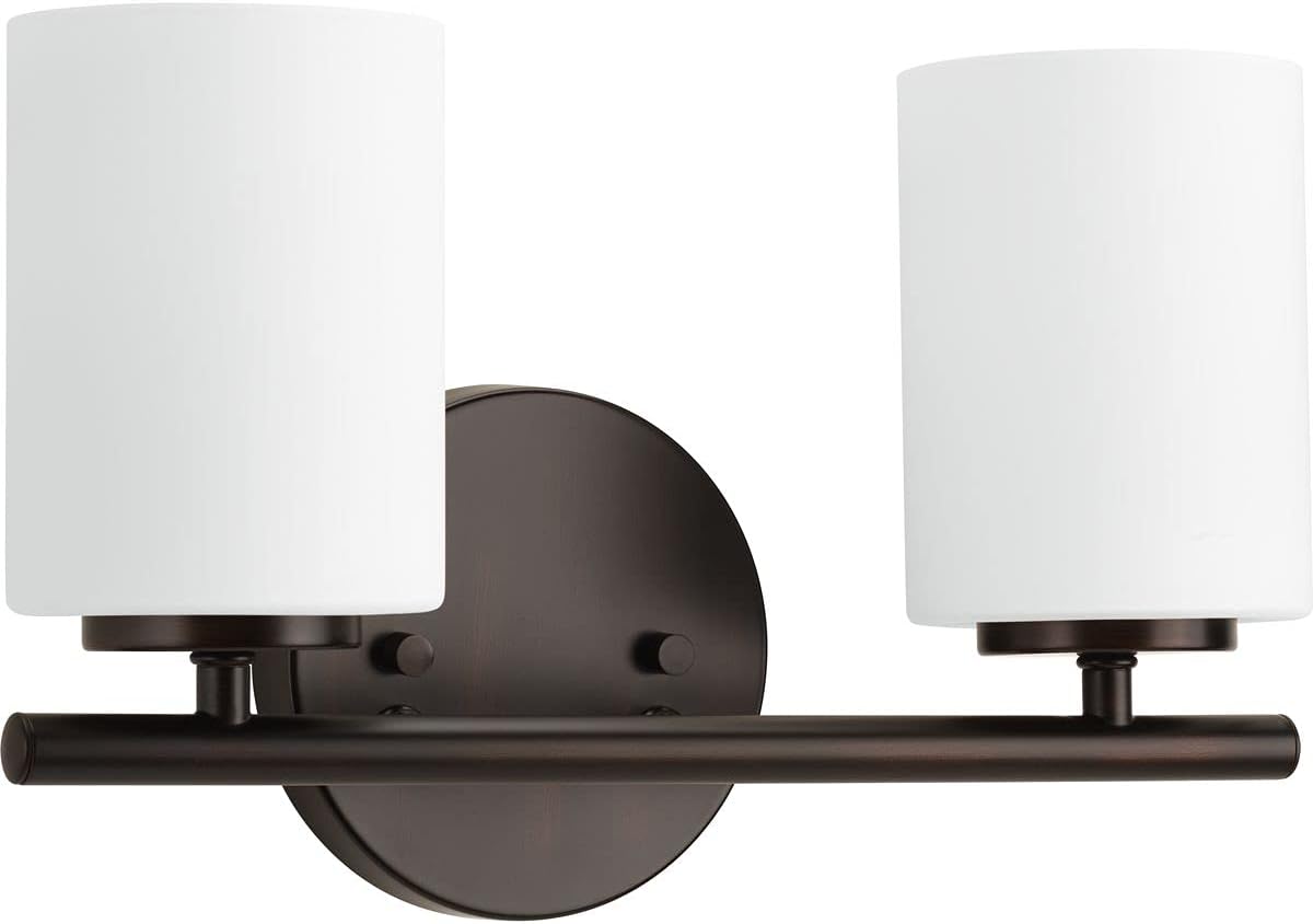 Progress Lighting P2158-20 Contemporary/Soft 2-100W Med Bath Bracket, Antique Bronze Pack of 2