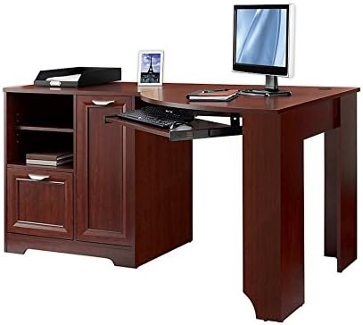 Realspace Magellan Collection Corner Desk, Classic Cherry