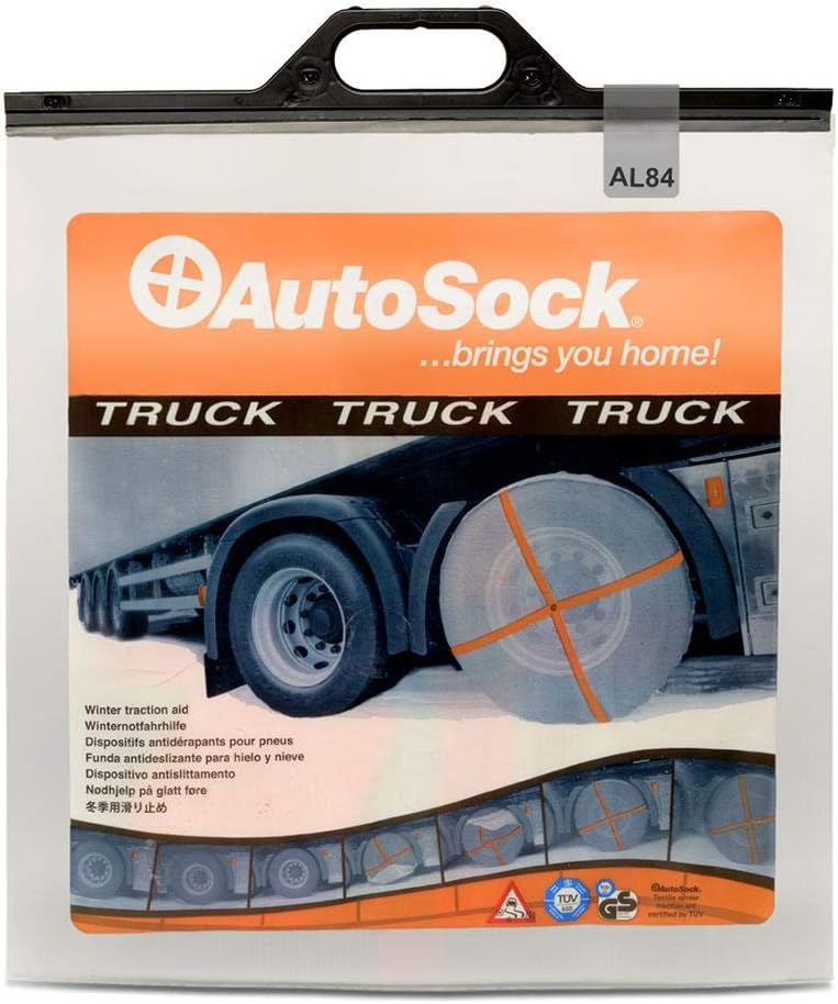AUTOSOCK HD AL71 Traction Wheel and Tire Cover for Ice & Snow Easy Install Tire Chain Alternative with Emergency Safety Flare