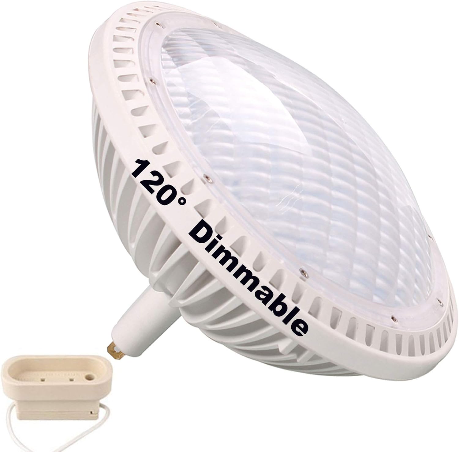 BAOMING PAR64 WFL LED Bulb 40W Replace Traditional 500w PAR64 Dimmable 120&deg; Warm White 2700~3000K 120V GX16D