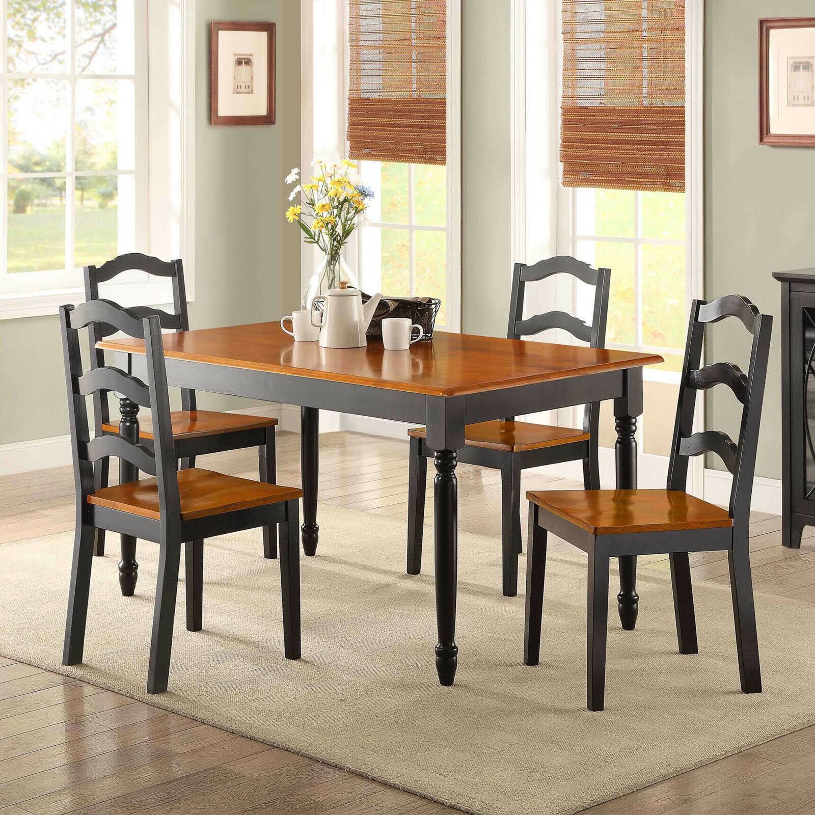 Better Homes and Gardens Autumn Lane Ladder Back Dining Chairs, Set of