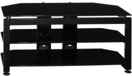 Bush VS74950-03 TV Stand in High Gloss Black Universal Collection, Fit