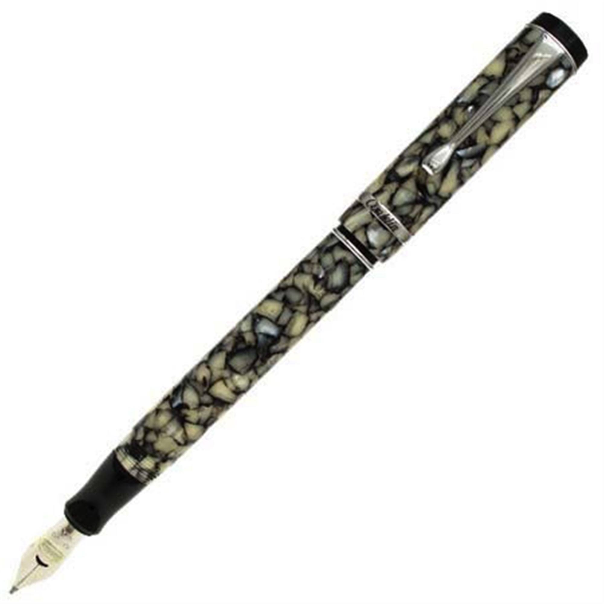 Conklin Duragraph Cracked Ice Fountain Pen - Extra Fine