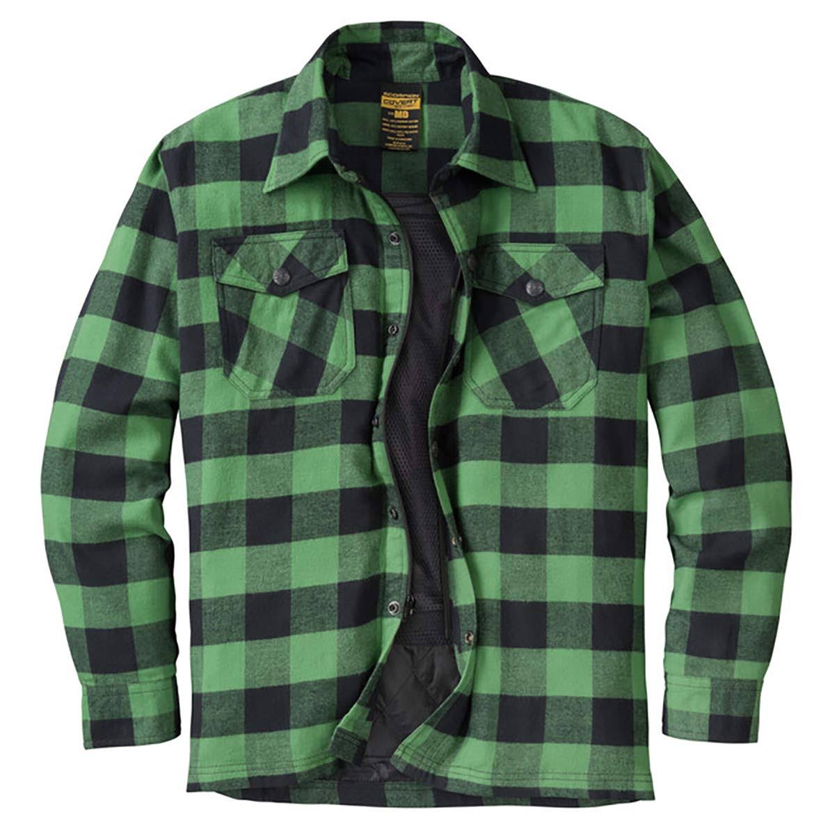 Scorpion Exo - Covert Moto Flannel Green/Black MD - 13703-4