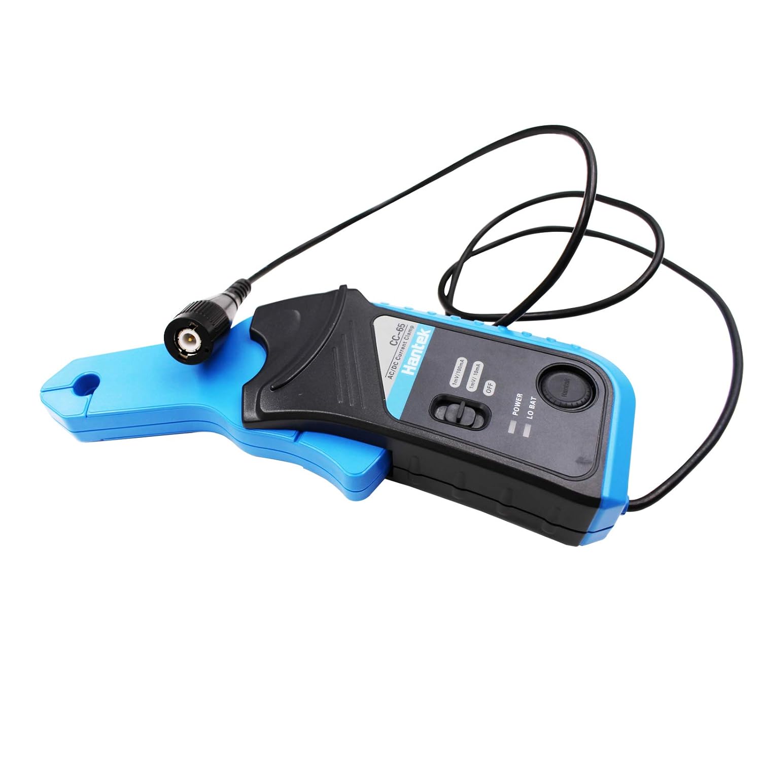 Hantek CC-65 AC/DC Current Clamp Meter Transducer for Digital Multimeter Oscilloscope with BNC Type Connector