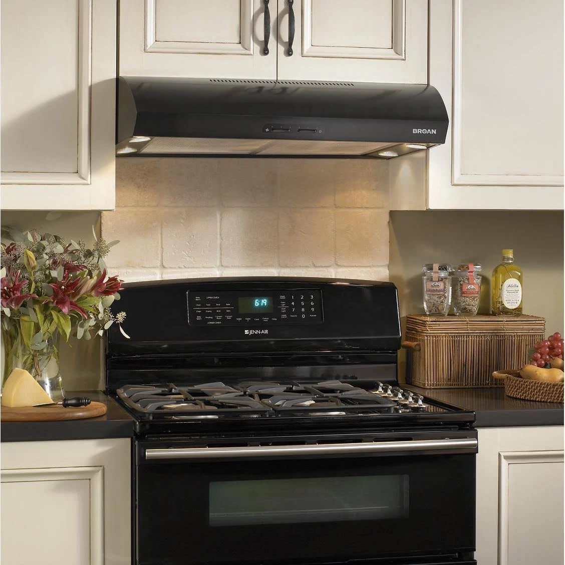 Broan QP142BL 42x22 Under Cabinet Range Hood Black
