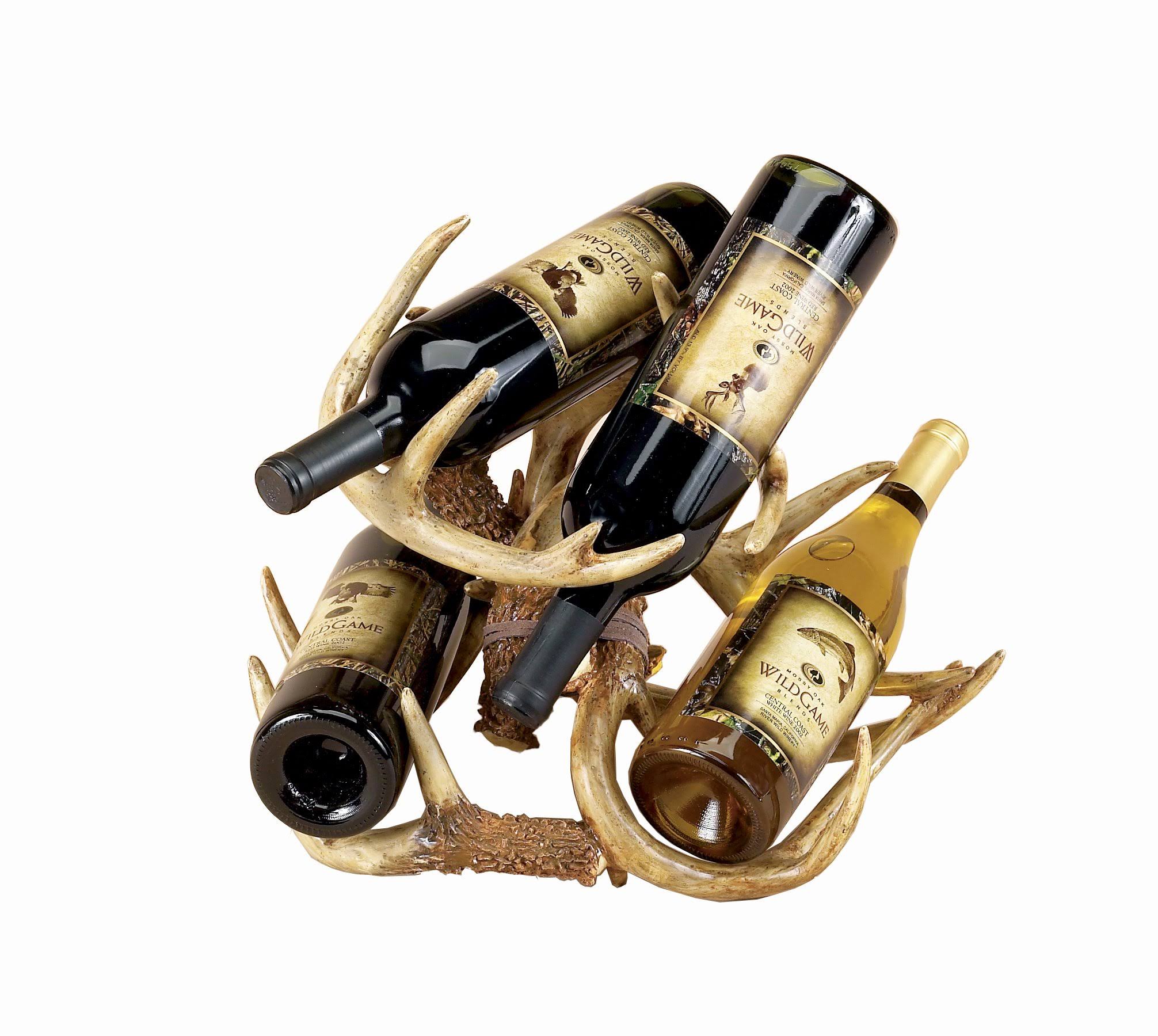 Rivers Edge Faux Antler Wine Rack