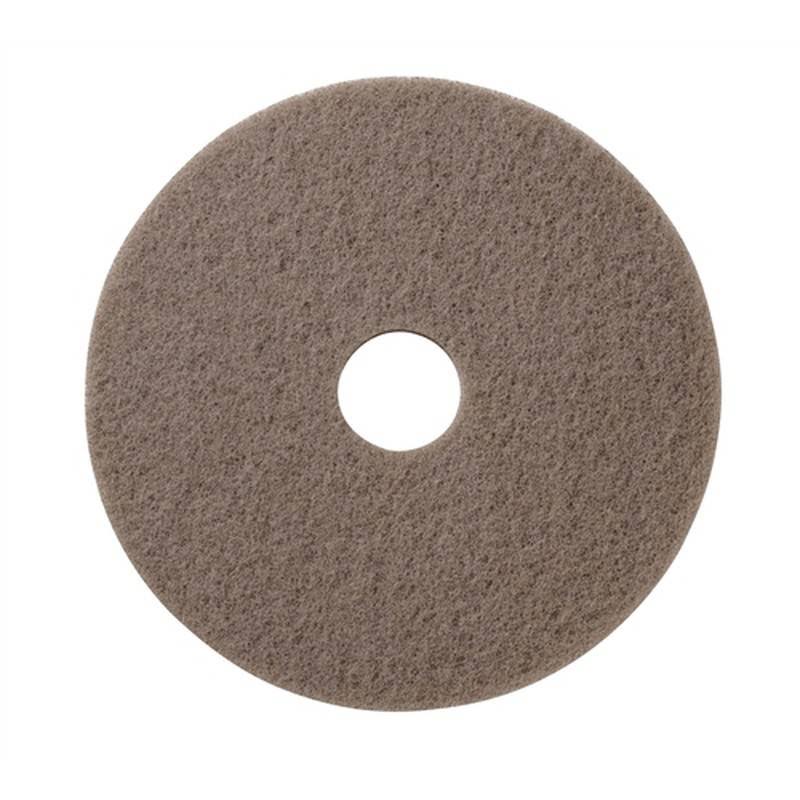 Americo 21x22 Tan Buffing Floor Pads (Pack of 5) 401421