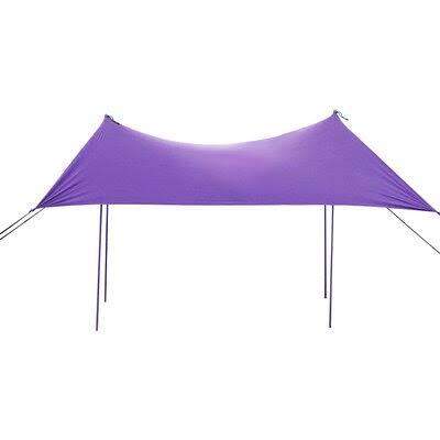 Family Beach Tent with Carry Bag Costway Color: Purple