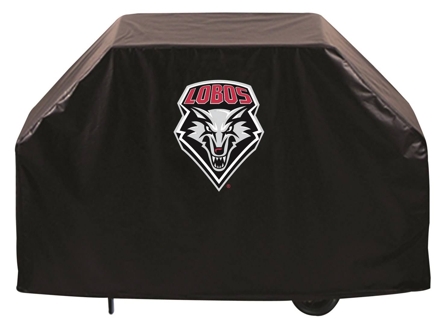 New Mexico Lobos HBS Black Outdoor Heavy Breathable Vinyl BBQ Grill Cover (60x22)