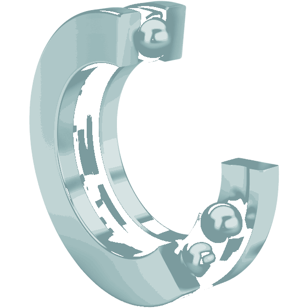 FAG 51406 Grooved Race Thrust Bearing, Single Row, Open, 90 Contact Angle, Steel Cage, Metric, 30mm ID, 70mm OD, 28mm Width, 320
