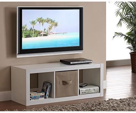 Versatile Better Homes and Gardens 3-Cube Organizer in white Pack of 2