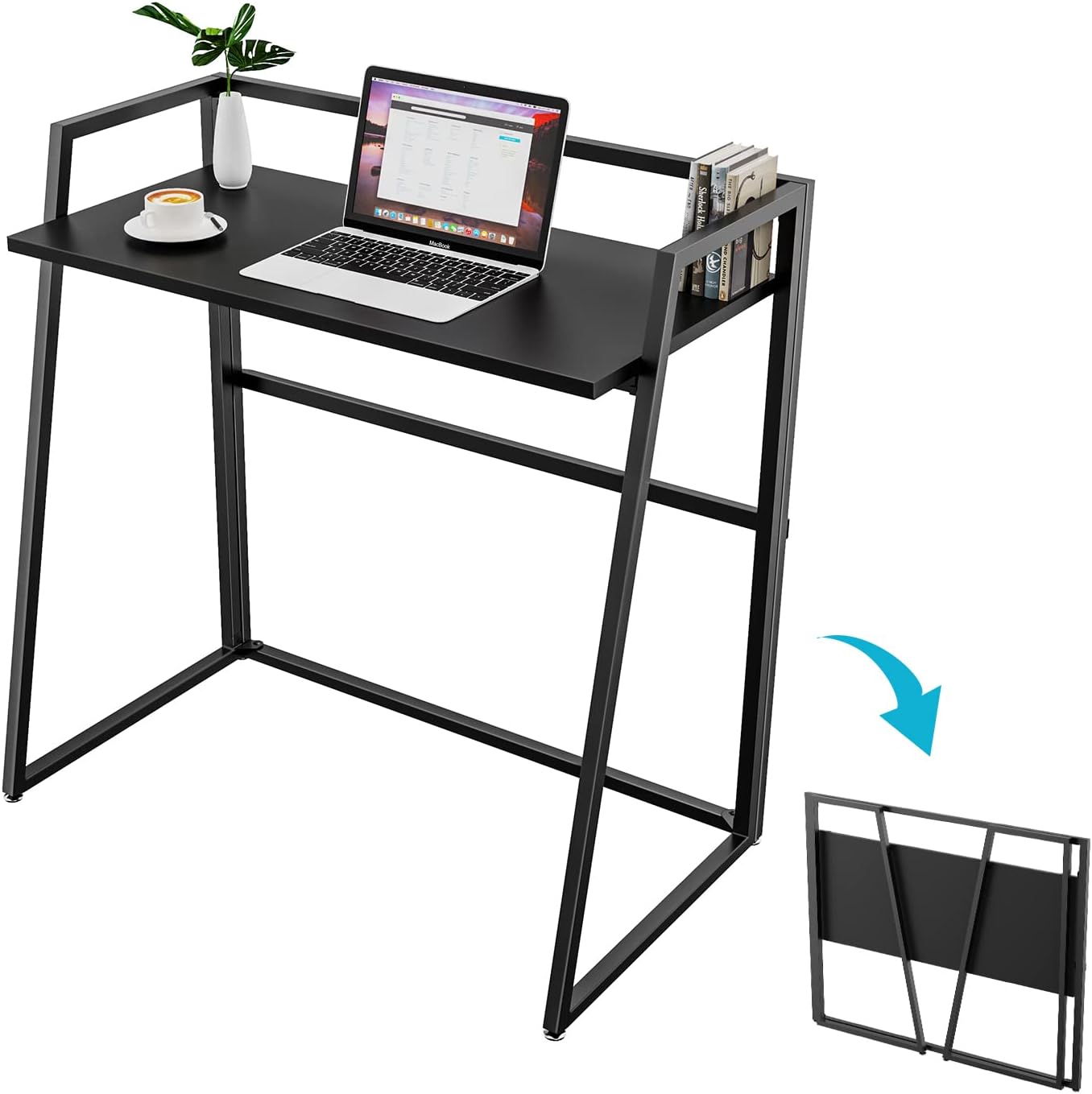 EUREKA ERGONOMIC Small Folding Desk No Assembly Required, 33