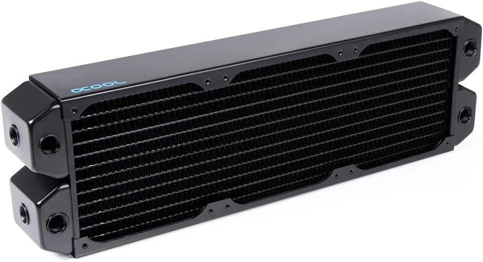 Alphacool NexXxoS UT60 Full Copper Dual-Flow Radiator 360, 120mm x 3, Black