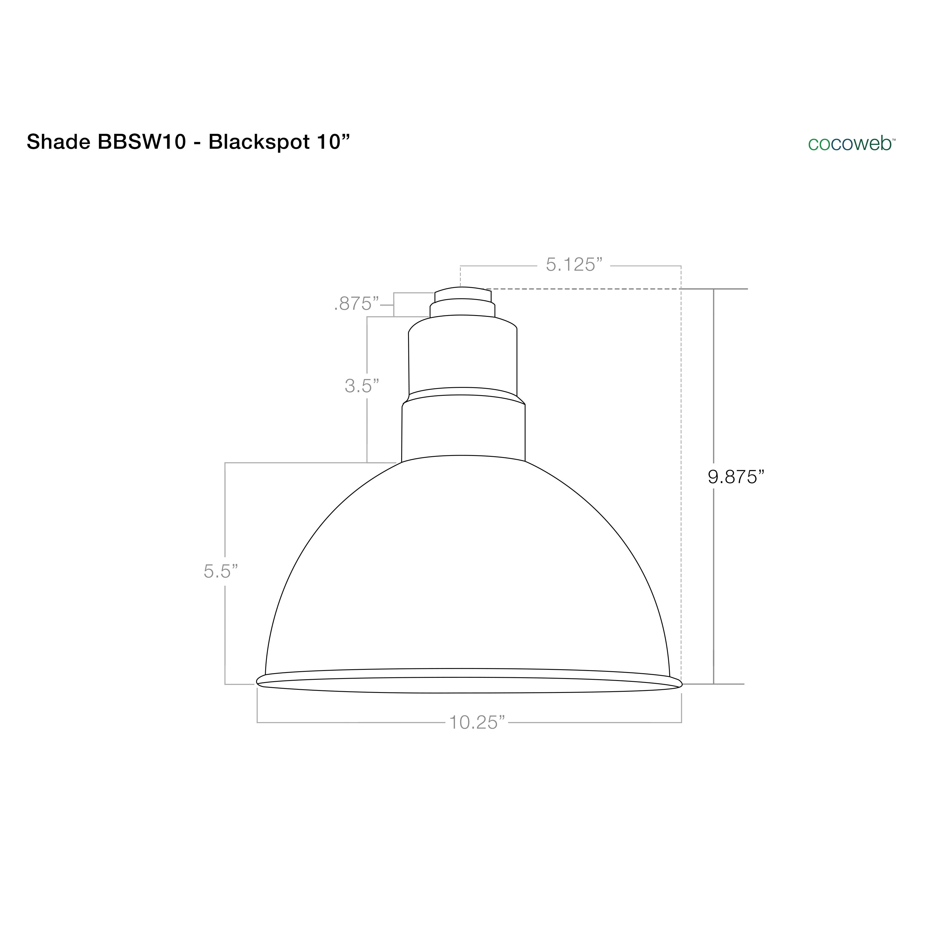Cocoweb Blackspot LED 1-Light Outdoor Barn Light; Matte Black