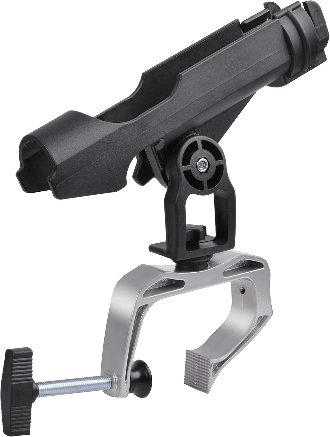 SILANON Fishing Rod Holders for Boat Adjustable Fishing Pole Holder with Large Clamp Folding Rod Racks Holder